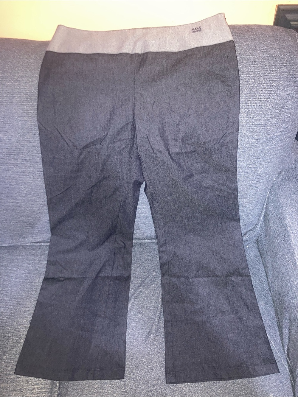 AMS Jeans blue Textured i think jeggings